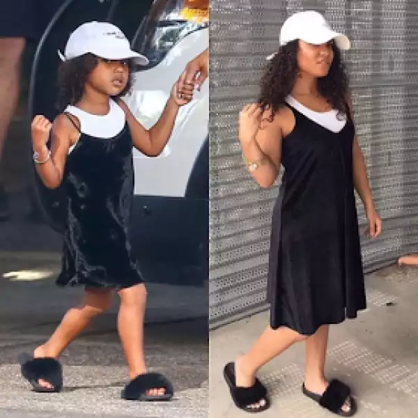 Fan poses as North West for Halloween